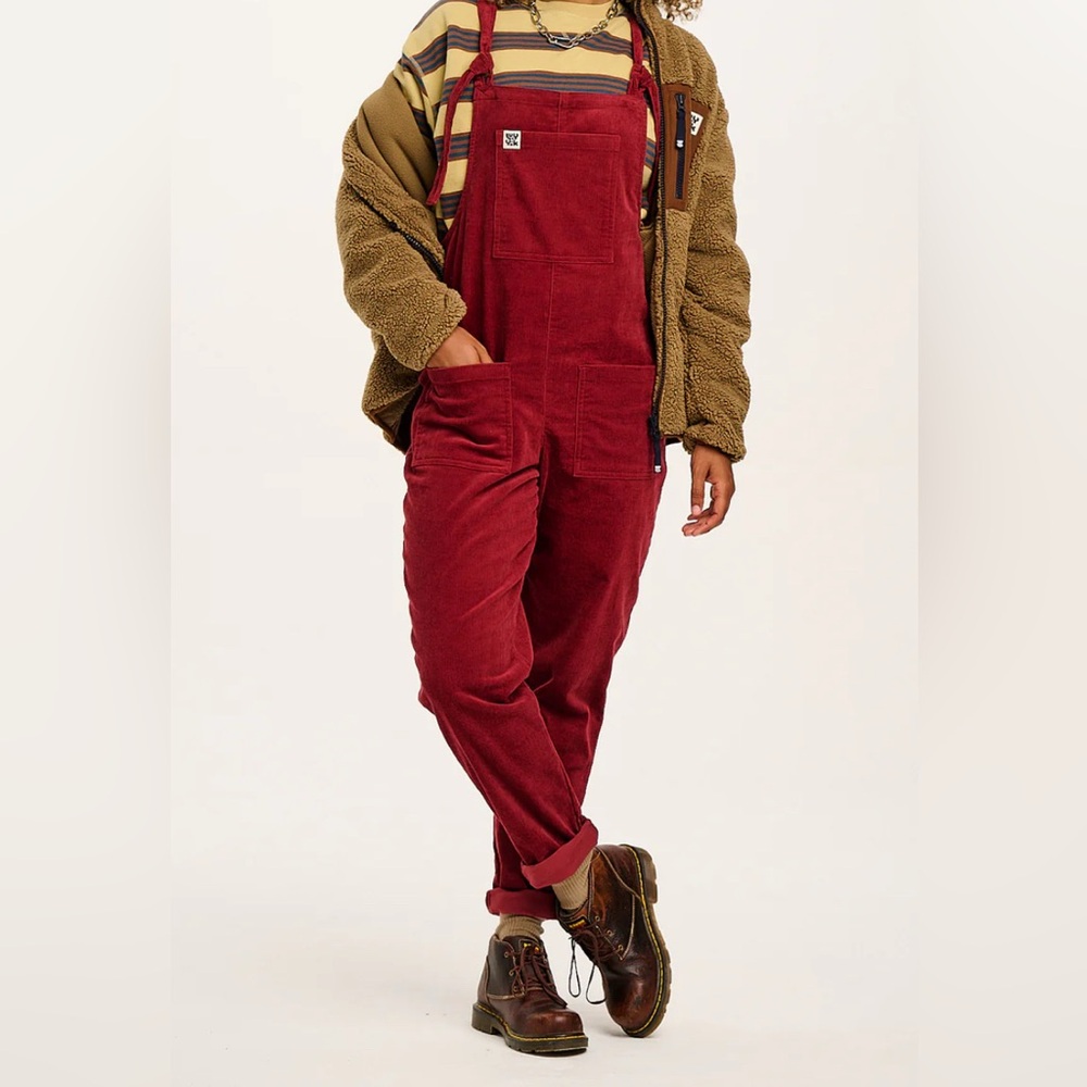 Dark Pink/Maroon Lucy &Yak Dungarees